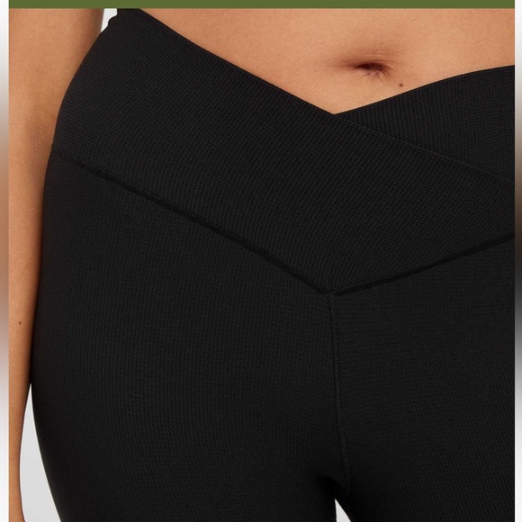 BNWT aerie offline real me waffle crossover 7/8 leggings - Picture 5 of 10